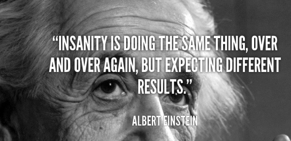 Quote Albert Einstein - freelance copywriter motivation
