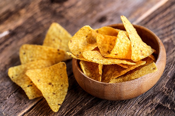 bowl of cornchips